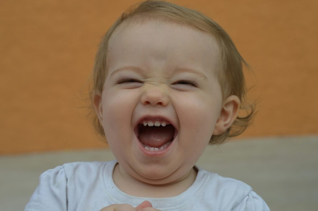 Crying toddler in the middle of a meltdown that tests a parent's patience